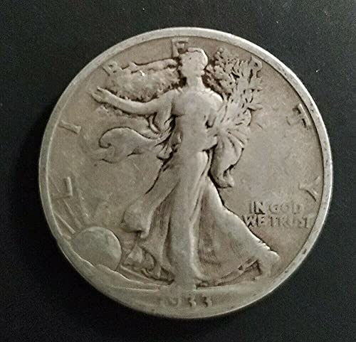 1933. - hodajući sloboda pola dolara - 90% srebra