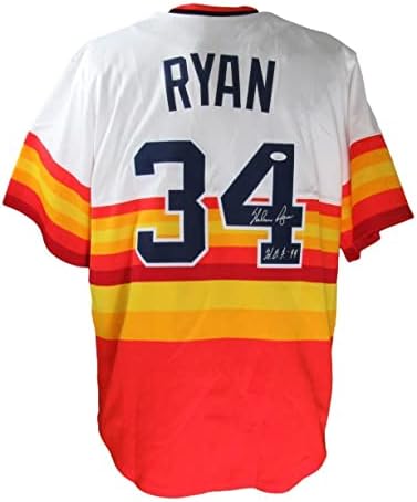 Nolan Ryan Hof Autografirani Nike Baseball Jersey Houston Astros JSA - Autografirani MLB dresovi