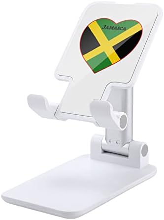 Jamaica Flag Srce za ispis mobitela Kompatibilno s tabletima za prekidače iPhone sklopljive podesivi podesivi držač mobitela radna