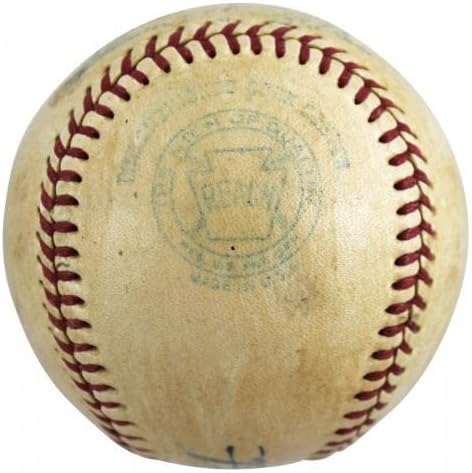 Yankees Babe Ruth potpisala je Harridge 1948-50 OAL bejzbol PSA/DNK & JSA - Autografirani bejzbol