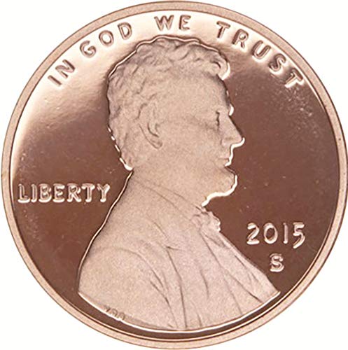 2015 S Proof Lincoln Shield Cent Choice Unculided US metvica