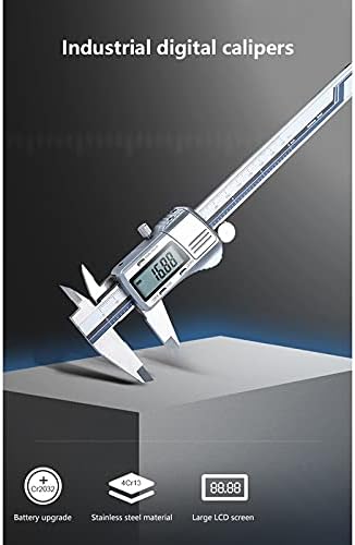 KJHD 150 mm digitalni vernier kaliper pahometar od nehrđajućeg čelika Svi metalni elektronički kalinac preciznost mjerenog čeljusti