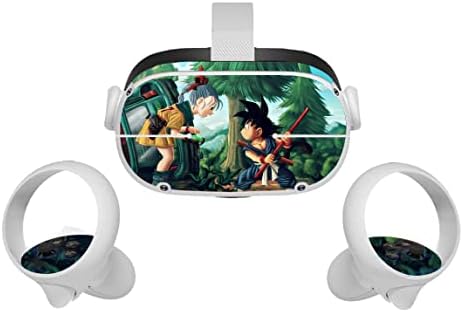 Amala Naidu majmun Man Anime Oculus Quest 2 VR slušalice i Kontrolera koža, vinilna naljepnica koža za VR slušalice i kontrolera, zaštitni
