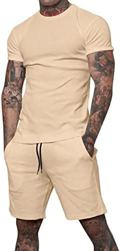 Uni Clau muški kratki setovi 2 komada odjeće Fashion Summer TrackSuits casual majica i kratke hlače set