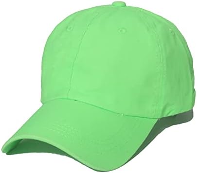 Fluorescentna bejzbolska kapica šešir viziri ljetni biciklistički kamiondžija šešir solidne kape za bejzbol šeširi za žene vanjski