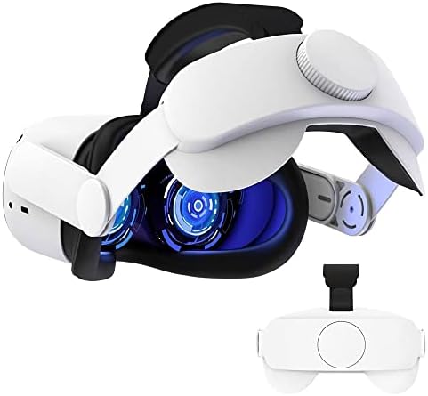 Haniray VR remen za glavu Podesiva VR slušalica zamjena Poboljšana udobna jastučić za glavu