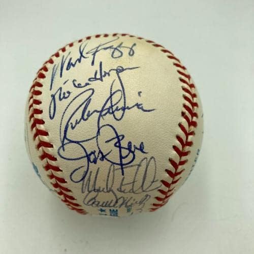 1994. All Star Game Team potpisao bejzbol Cal Ripken Jr. Kirby Puckett JSA CoA - Autografirani bejzbol