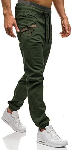 Teretne hlače za muške trenirke trka za muškarce Slim Fit Stretch Stretch Athletic Pješačenje muške duge hlače