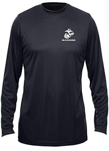 Nas marinci Crest Chest USMC muški UV 44+ Zaštita od sunca košulja za hlađenje dugih rukava