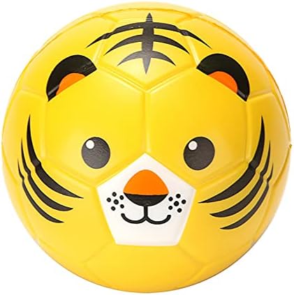 LHZMD Mini nogomet Slatka životinjska dizajn mekana pjenasta lopta za djecu, mekana i gomila, savršena veličina za djecu koja igraju