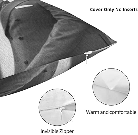 Emerze John Gotti Poster Square Pillaw fuse Ukradni jastučni jastučni jastuci s patentnim zatvaračem za kauč za spavaću sobu i kauč