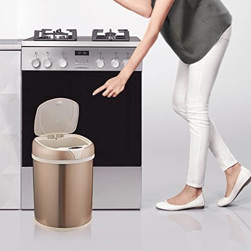 Kupatilo smeće može pametno kućište za smeće automatsko smeće limenka od nehrđajućeg čelika smeće u skladu s kućnim kuhinjskim uredom