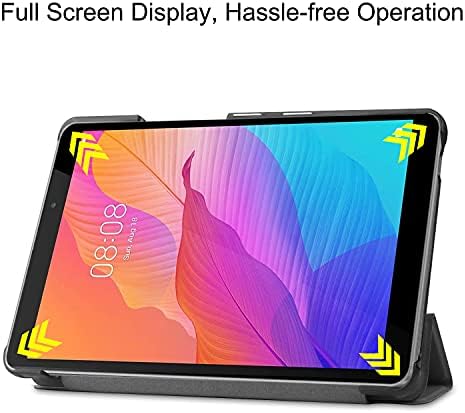 Slučaj tableta za Huawei Matepad T8 8,0-inchtablet futrola, za Huawei Honor X7 8.0 futrola za tabletu lagana trostruka stalak za PC