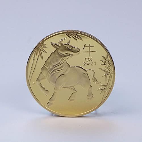 2021. Godina OX Australije Animal Commemorative Coins 1 Oz pozlaćene darovi Nova godina