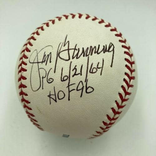Roy Halladay i Jim Bunning Perfect Game potpisali su bejzbol major lige JSA Coa - Autografirani bejzbol