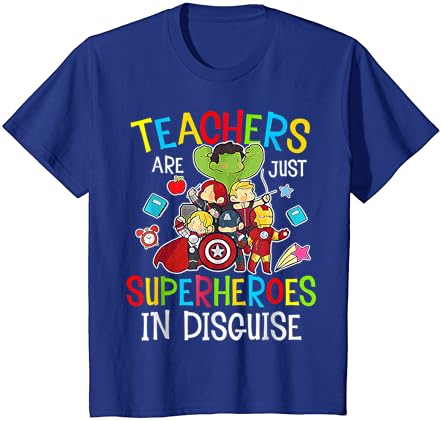 Smiješno povratak u školske učitelje su majice Superheroes poklon