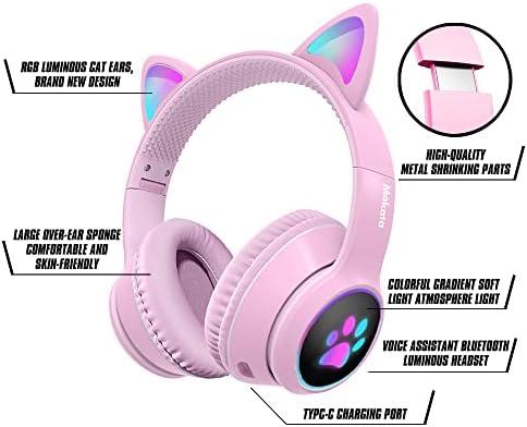Bežične slušalice za uši od 5.0 do 5.0 preklopne glazbene Slušalice s mikrofonom od 3.5 mm za odrasle i djecu PC TV glazbena ploča