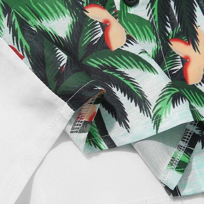WSSBK tiskani muškarci Havajski setovi odmor košulja kratkih rukava i kratke hlače ljetne modne ulične odjeće muške odijela 2 komada