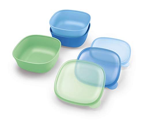 Zdjela za slaganje s poklopcem, različite boje, 3 pakiranja, 4+ mjeseca