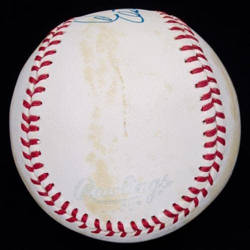 Elston Howard Single potpisao OAL Mac Phail Baseball JSA LOA ocjenjivao 8 - Autografirani bejzbols