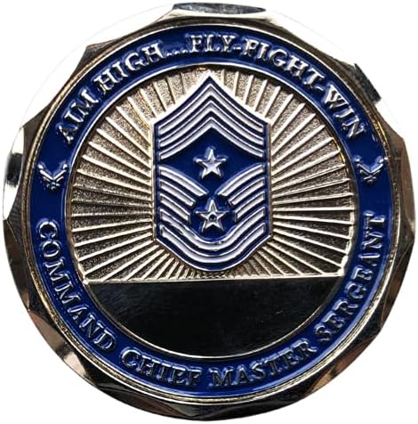 Ratni zrakoplovstvo UsAf ISAF zapovjednika U Sjedinjenim Državama, glavni narednik CCMS Rang Challenge Coin
