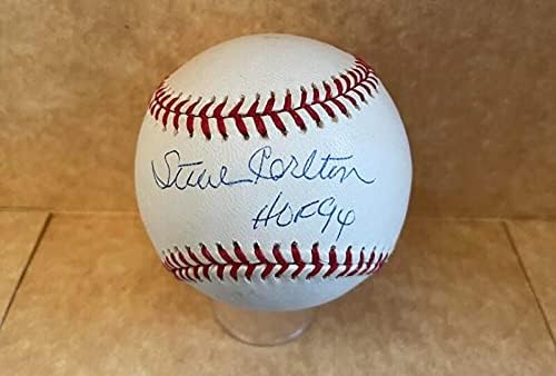 Steve Carlton Phillies/Cardinals HOF 94 Potpisan autogramiranim M.L. Bejzbol bas ba26312
