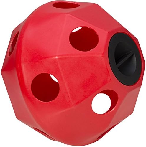 Prijenosna Lopta za sijeno s velikim rupama stabilna igračka jedne veličine ružičaste boje