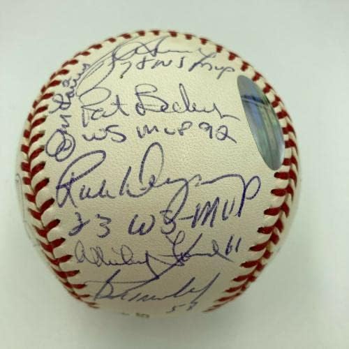 Rijetki Svjetske serije MVP potpisani upisani bejzbol 24 sigs mariano rivera psa DNA - Autografirani bejzbols
