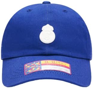 Fan tinta Real madrid 'casuals' podesivi klasični stil šešir/kapka plava