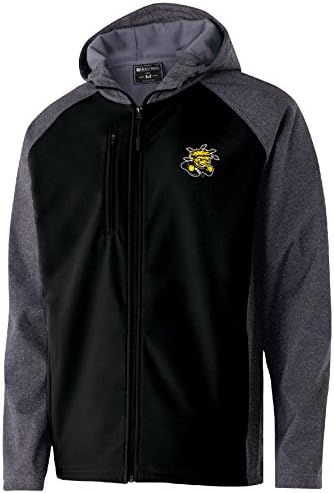 NCAA Wichita State Shockers Men's Raider Soft Shell jakna, velika, ugljični otisak/crno