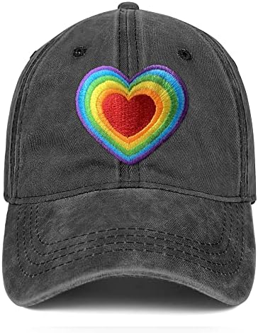 Ponosni šešir kamionskog kamiona za muškarce i žene, LGBT vezeni kape za bejzbol podesivi LGBTQ pokloni za bejzbolsku kapu