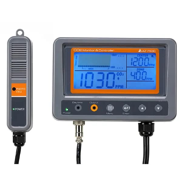 CO2 Monitor i kontroler s udaljenim senzorom 0 ~ 5000 ppm AZ 7530