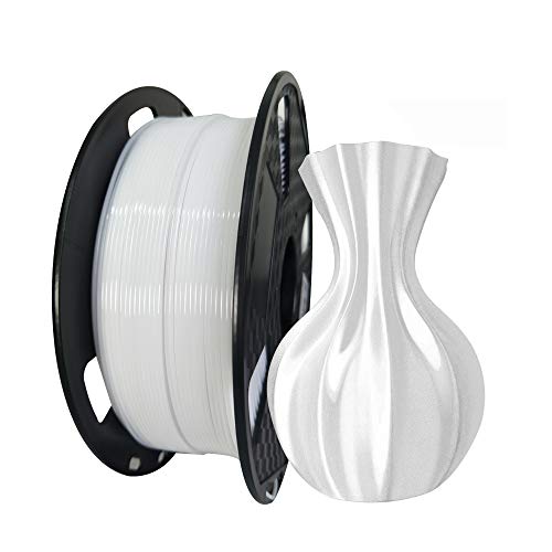 Kehuashina 3D pisač PETG filament 1,75 mm 1kg Sjajna bijela kalema Savršena za izradu skulptura 3D Printer dodatak +-0,05 mm točnost