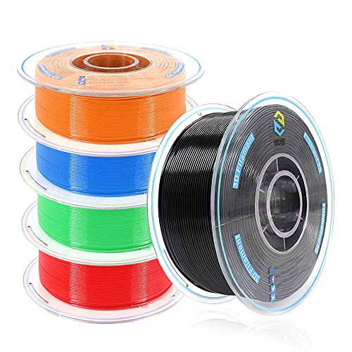 Yousu PLA 3D Pisal Filament Paket Multicolor 5kg PLA filament 1,75 mm Dimenzionalna točnost +/- 0,02 mm 1kg Spool Spool Svaka boja