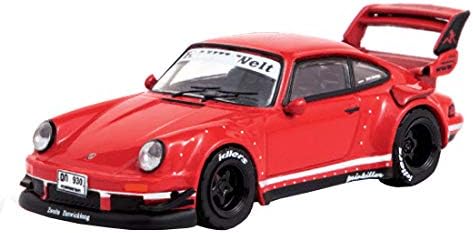 Porsche RWB 930 Vodič bolova verzija 2 Red Rauh-Welt Begriff 1/64 Diecast Model Car by Tarmac Works T64-015-RE2