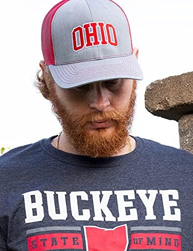 Ohio Buckeye State Rest Unisex vezeni podesivi fit Richardson 112 Hat