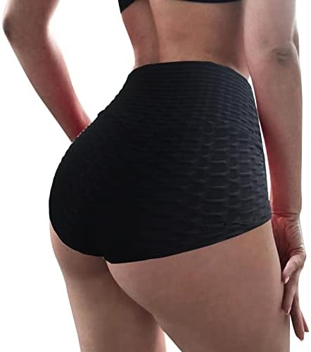Ilugu ženska mjehurića krpa breskve hip fitnes hlače super kratke seksi joge kratke hlače