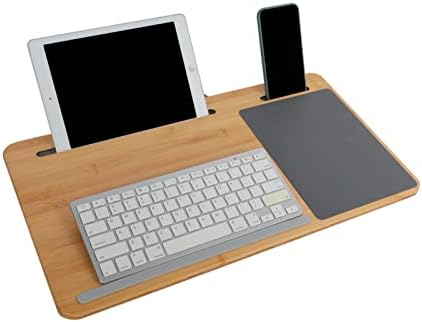 Sumisky Laptop Lap stol s jastukom Protable Laptop stol s ručicom za podršku tableta držač telefona i jastučić za mišji predimenzioniran