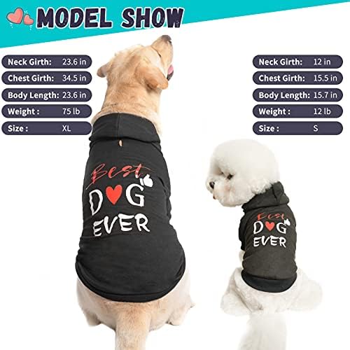 Hoodie za pse - Najbolji pas odjeća za pse s mekim materijalom i rupom uzice, stilski privlačan pseći džemper za mali srednji veliki