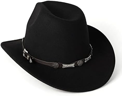 Sipamedo kaubojski kauboji šeširi kauboja zapadnog stila s kopčama s remenom Panama šešir