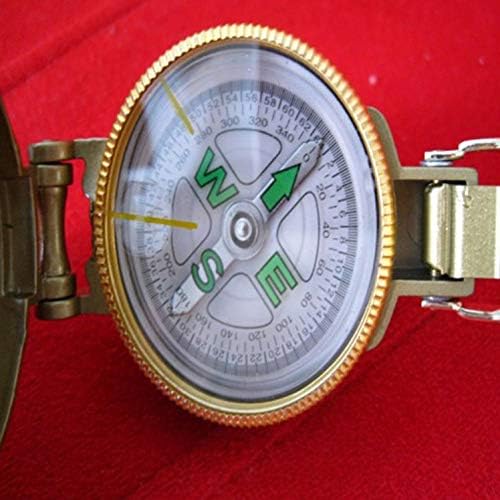 FZZDP Golden Spiral Compass Prijenosni kompas, vanjski navigacijski kompas alati za orijentiranje i preživljavanje planinarenje ili