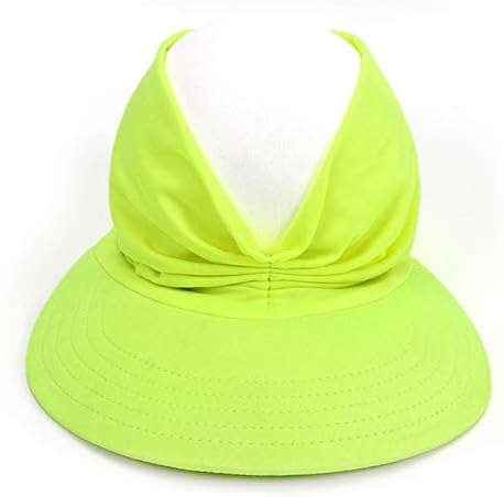 Sunčevi šeširi za žene široki kaputi kape za sunčanje Veliki obručni vizir Sunca za žene UPF50+ Vizir za pakiranje plaže