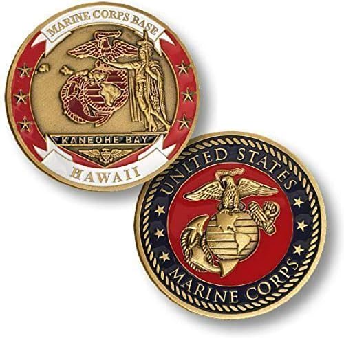 Američki morski korpus baza Kaneohe Bay Hawaii Challenge Coin