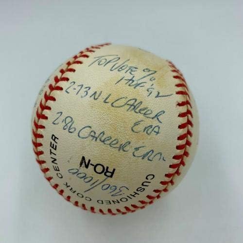 Rijetki Tom Seaver potpisao je jako natpisani bejzbol u karijeri s JSA CoA - Autografirani bejzbol