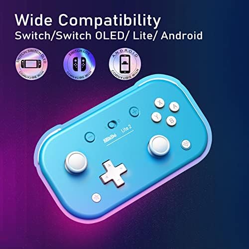 Nargos 8bitdo Lite 2 bežični Bluetooth kontroler igara GamePad za Nintendo Switch/Switch OLED/Switch Lite/Android i Raspberry Pi