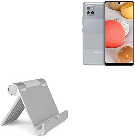 Boxwave postolje i montiranje kompatibilno sa Samsung Galaxy A42 5G - Versaview aluminijsko postolje, prijenosni, multi kutni stalak