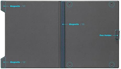 Slučaj AYOTU za izvanredne 2 papirnate tablete 10.3 2020, premium PU kožni pametni poklopac s bulit-in magnetom, dizajn knjige folio