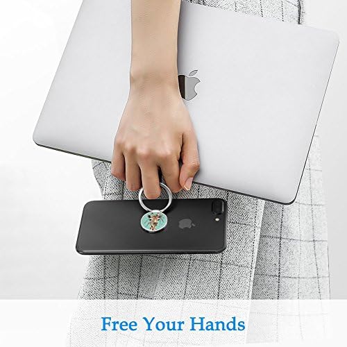 Stalak za prsten za prst, držač žirafe Ultra-tankih tekstura Tekstura Grip Kickstand 360 stupnjeva telefonskog prstena za iPhone/Samsung/HTC/Nokia/SmartPhones/Tablets