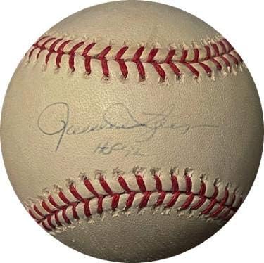 Rollie prsti potpisali Rawlings Službeni bejzbol Hof 92 Sig Fade - PSA hologram K33397 - Autografirani bejzbol