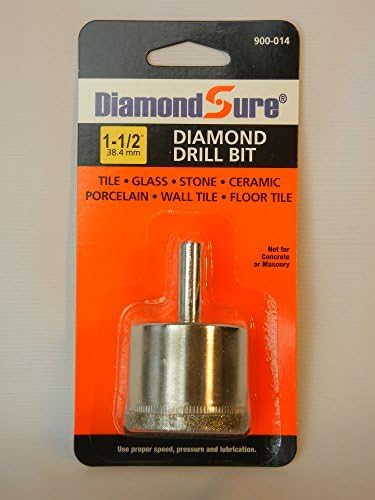 1-1/2 38,4 mm Dijamantni dijamantni bušilica Bit rupa za staklo, pločice, granit, keramika, kamen, porculan